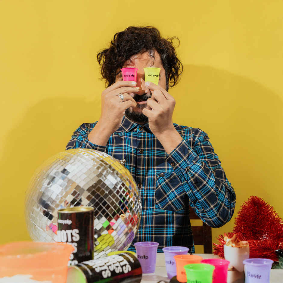 Premium Reusable Party Shot Glasses | Multicolour | Easysip