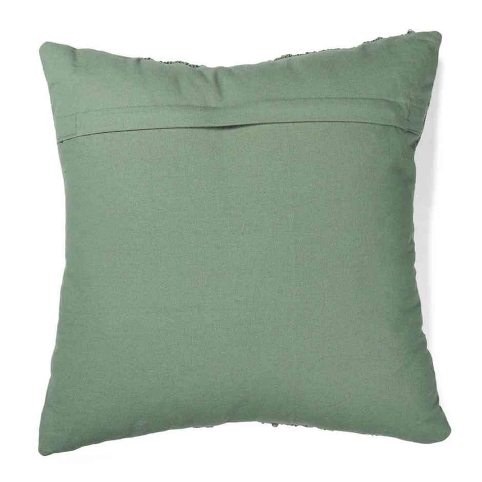 Sashaa World Loop Tufted Cushion Cover | Green
