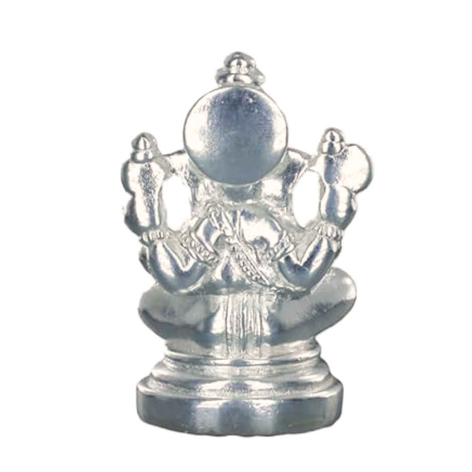 Sterling Silver Ganesha Idol | 999 Purity | Voylla