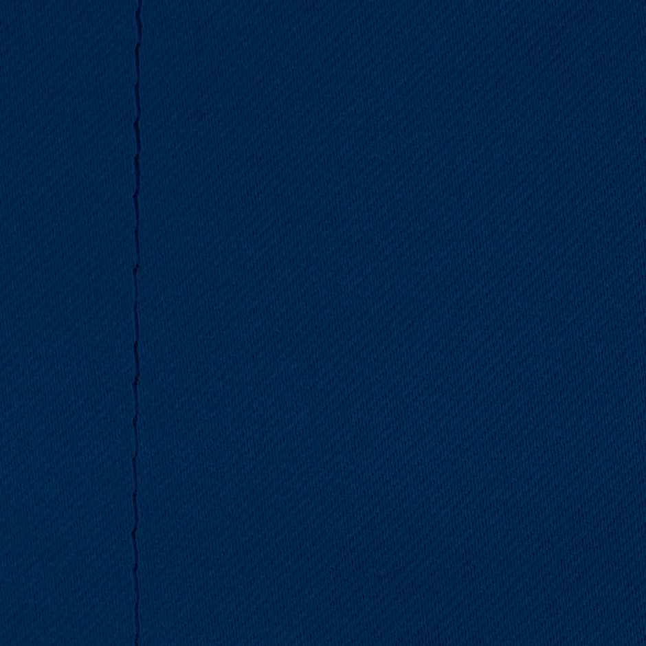 Story@Home 300 GSM 7 feet Faux Silk Blackout 1 U Door Curtain | Navy Blue