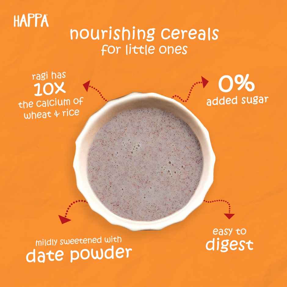 Happa Cereal Sprouted Ragi | Mango | Banana Combo 