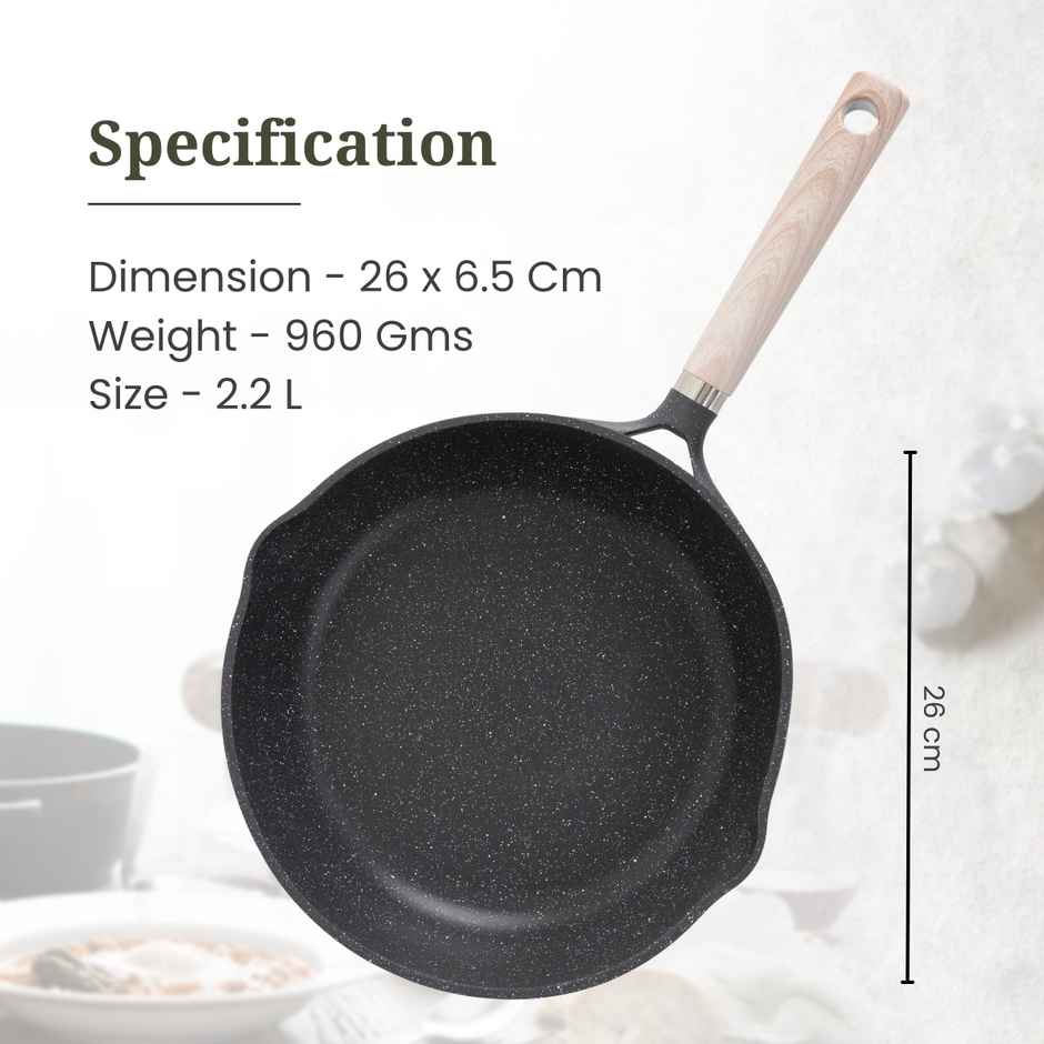 Carote Frying Pan 26cm Granite Black