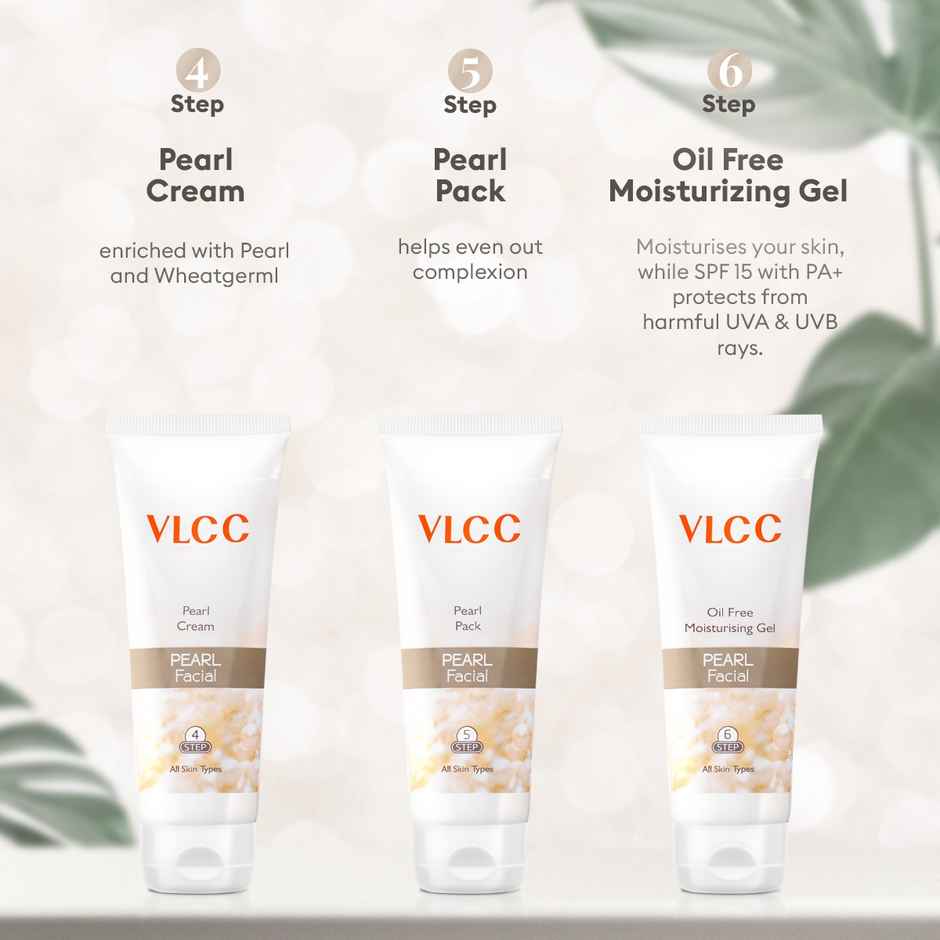 VLCC Pearl Facial Kit with Rose Water Toner