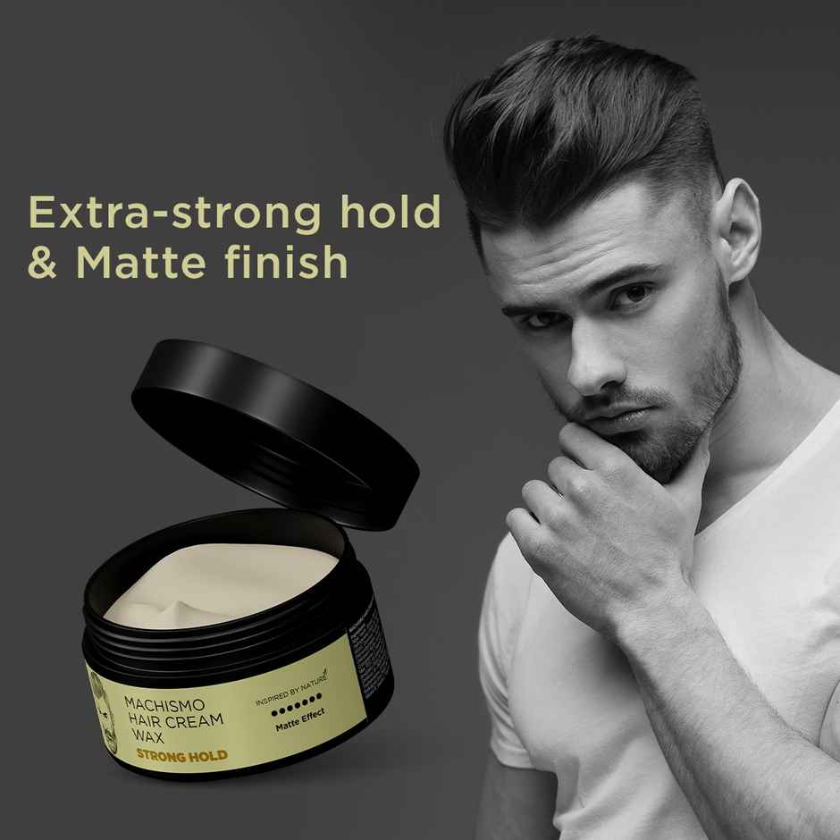 The Man Company Hair Wax for Strong Hold & Matte Effect I Machismo