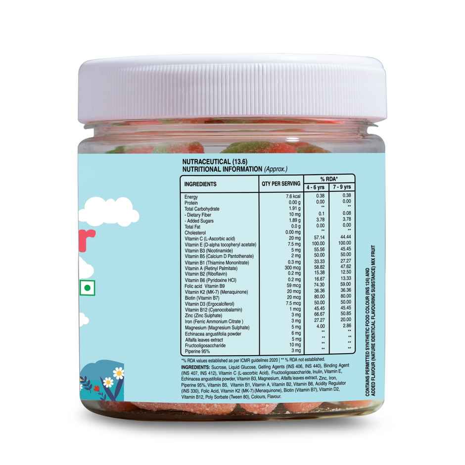 Pure Nutrition Kids Multivitamin Gummies | Ashwagandha & Lysine | Strawberry