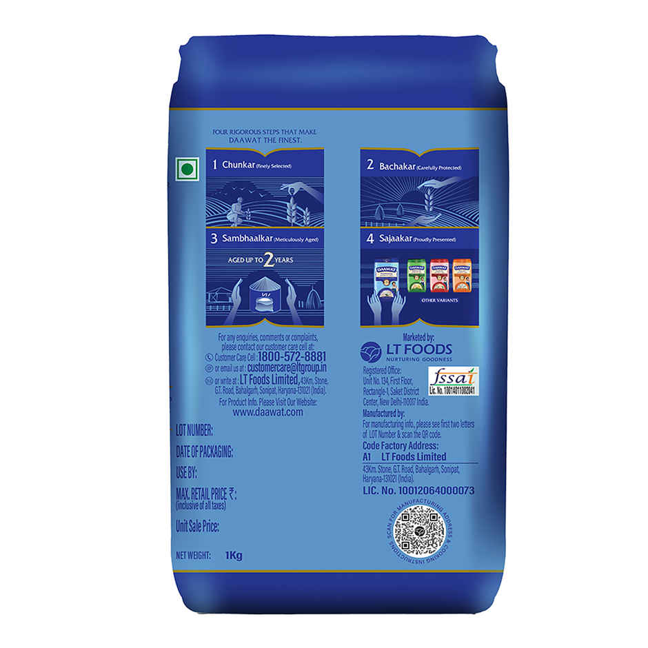 Daawat Traditional Basmati Rice | Long Grain