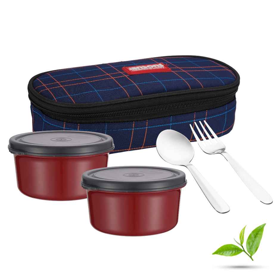Jensons Stainless Steel Wonder 2 Lunch Box