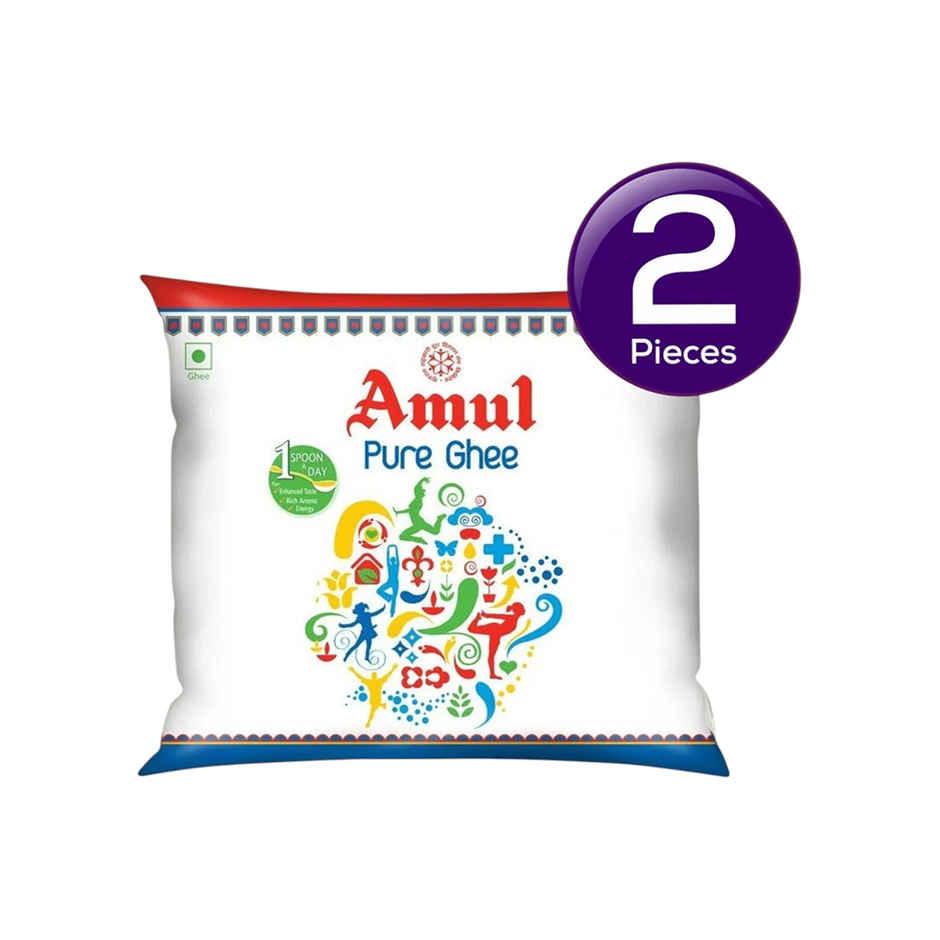 Amul Pure Ghee Pouch Combo