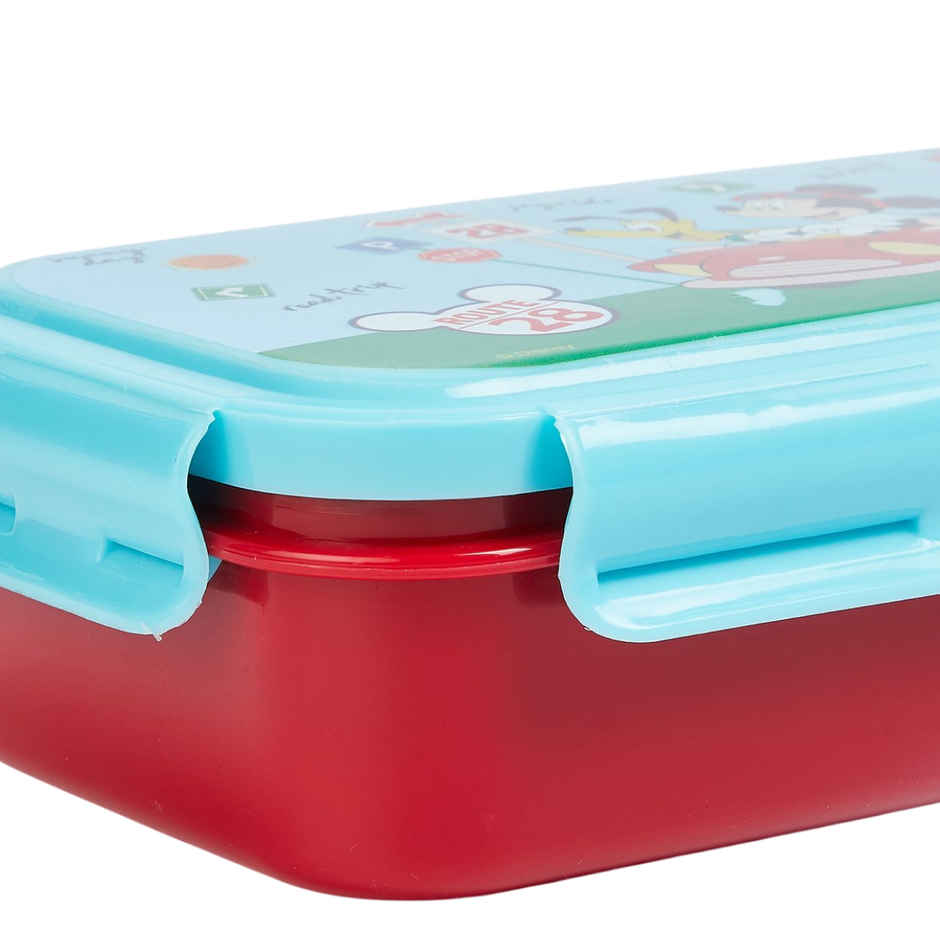 Disney Mickey Lunch Box (Inside Stainless Steel) - Blue & Red