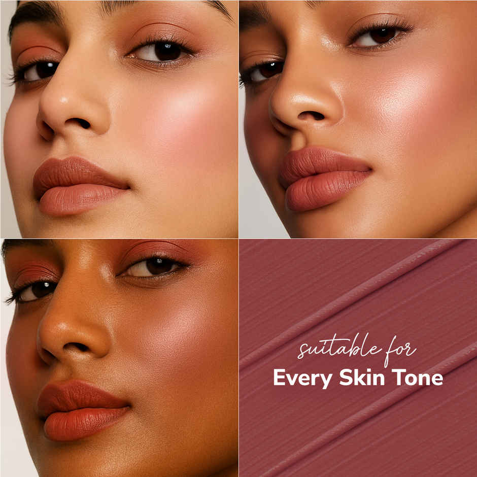 Baebee Lip and Cheek Pigmented Tint With Jojoba Oil Vitamin E | Burnt Rose