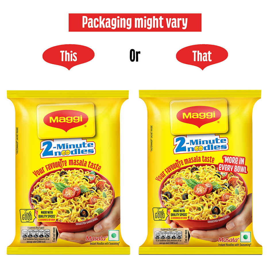 MAGGI 2-Minute Instant Noodles | Masala Noodles | Made With Quality Spices