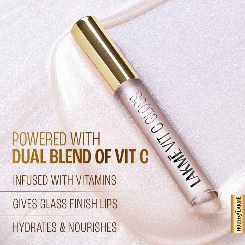 Lakme Superglowvit-C Gloss | Pearl C5