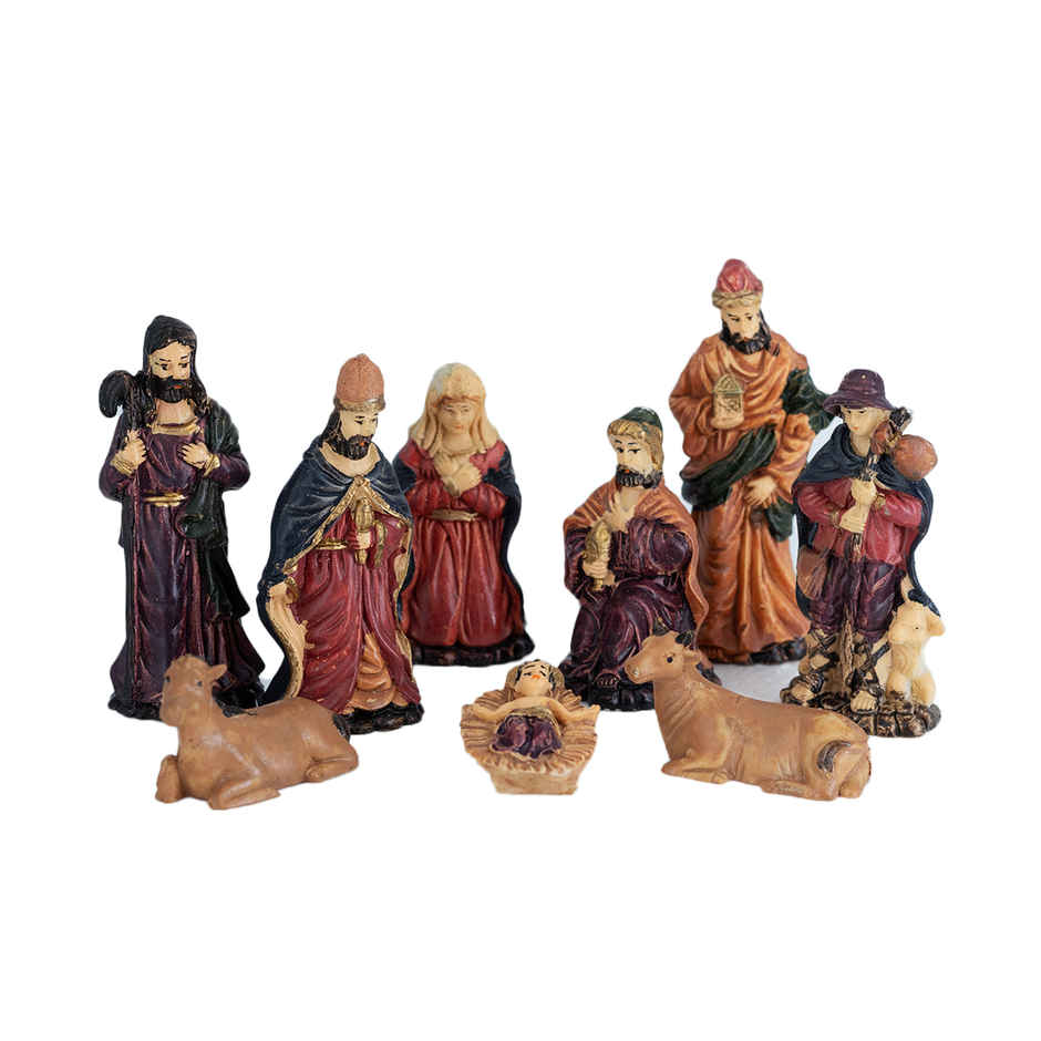 Nativity Set for Christmas Decoration | Jesus Crib Set | Christmas Crib | Nativity Scene | Picfest