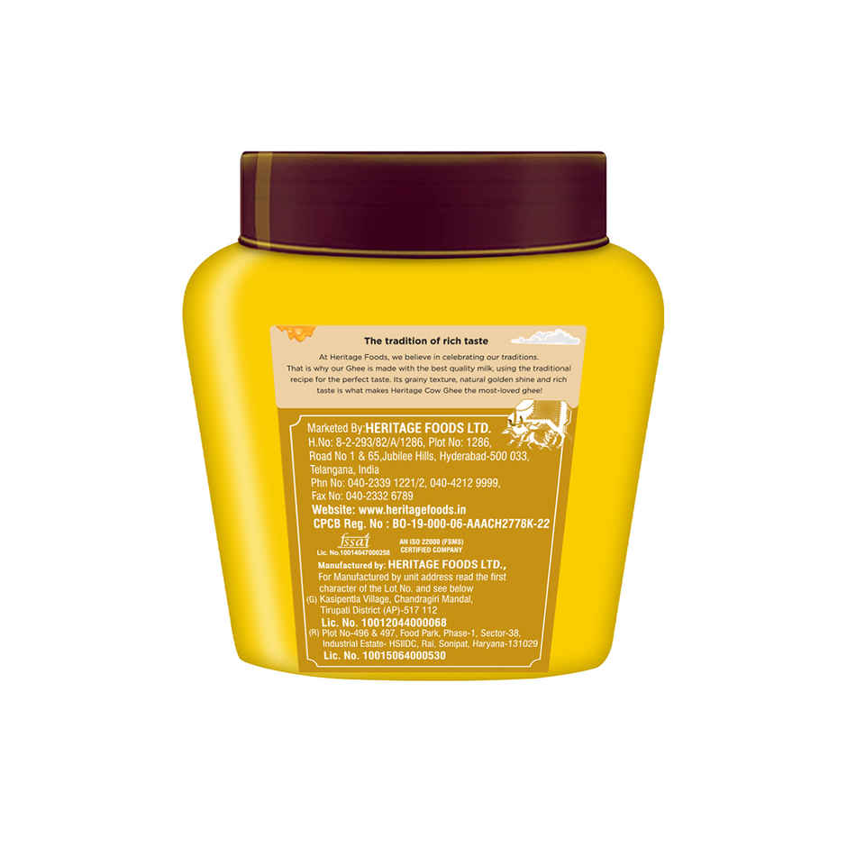 Heritage Cow Ghee | Jar