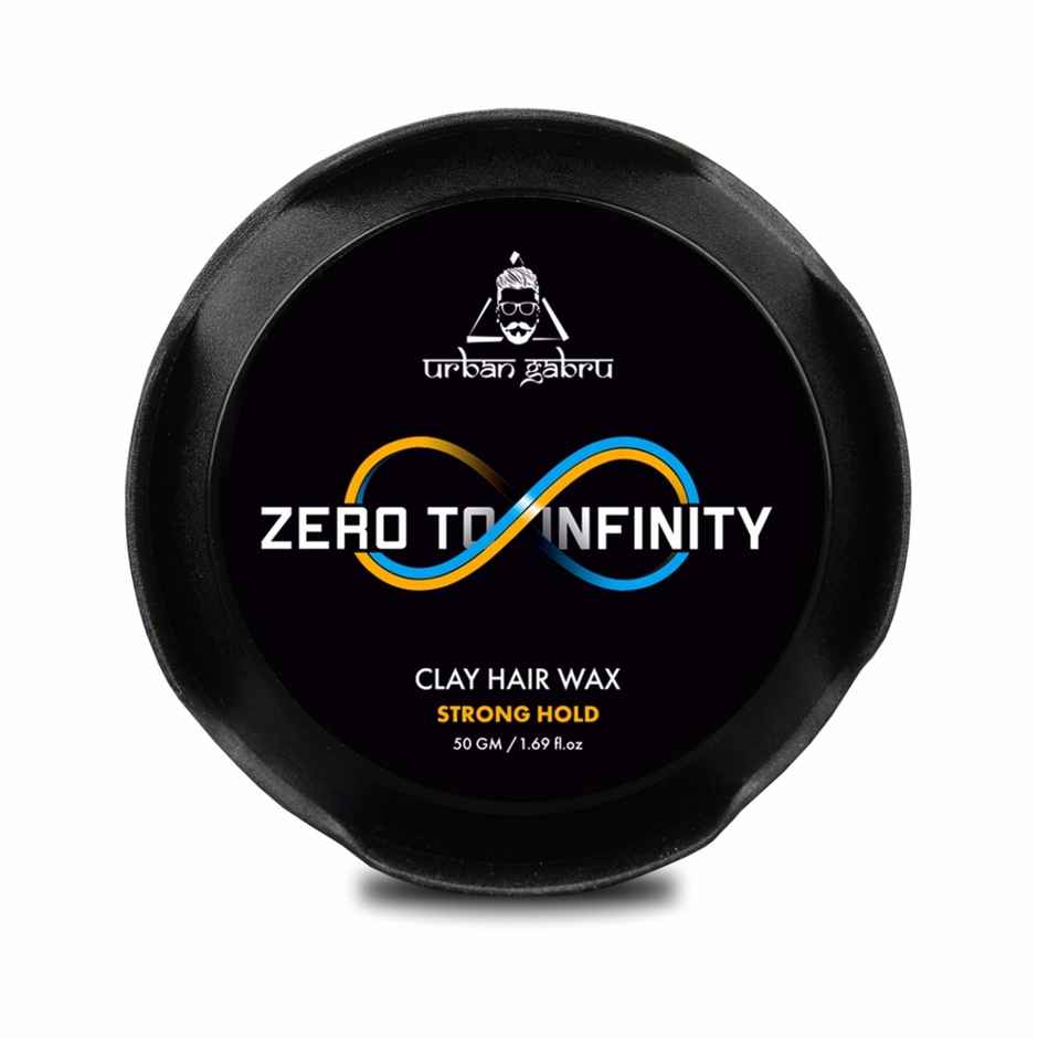 Urbangabru Zero To Infinity Clay Hair Wax | Matte Finish & Strong Hold | Natural Styling