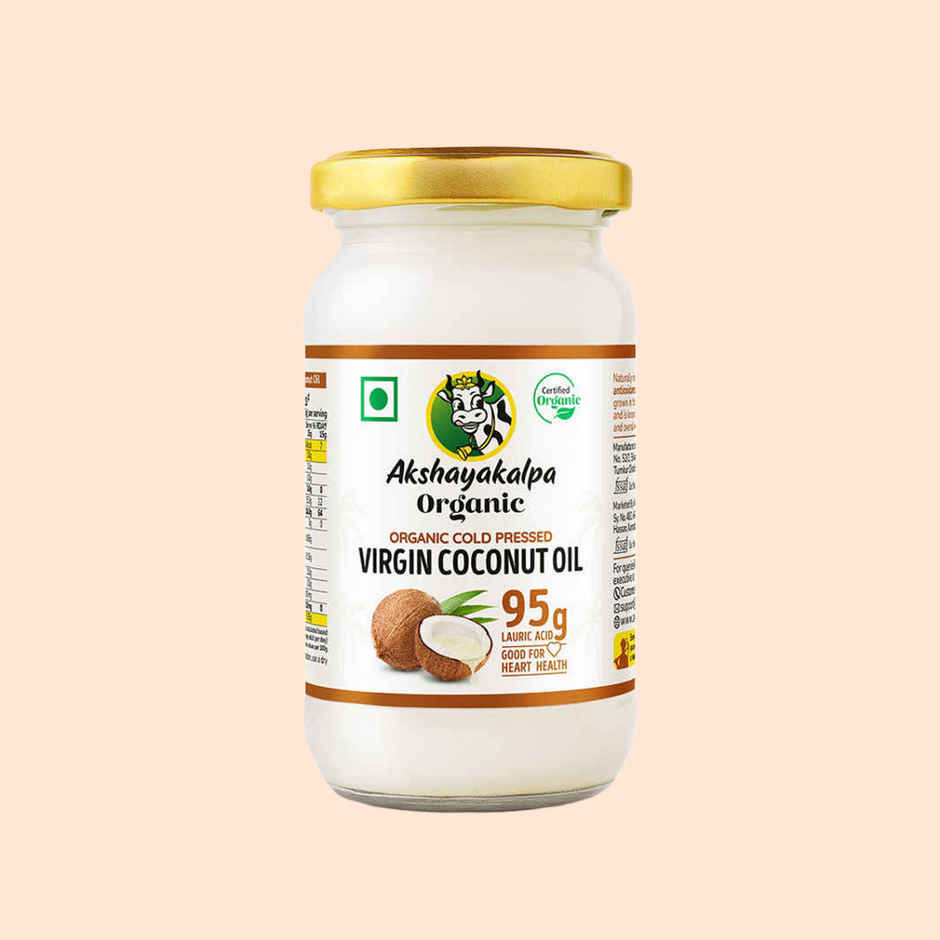 Akshayakalpa Organic Virgin Coconut Cold Pressed Oil | Multipurpose Nariyal Oil