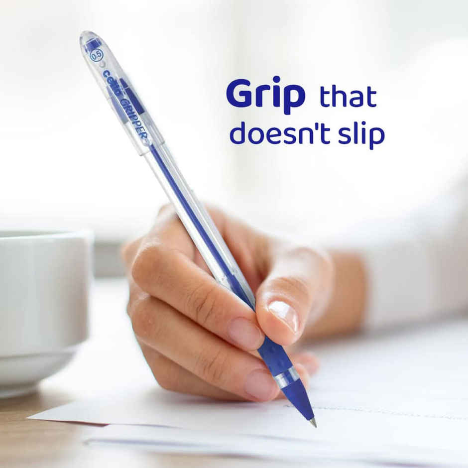 Cello Gripper Ball Pen - Blue