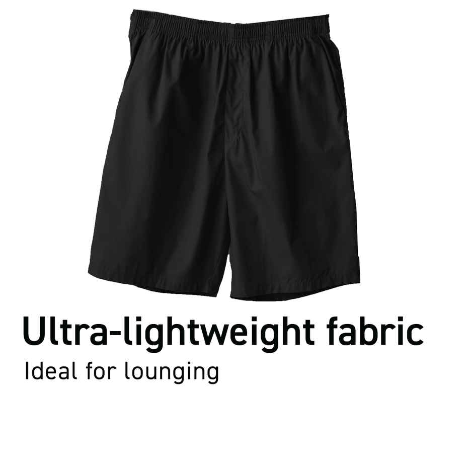 DaMENSCH Men's Cotton Lounge Shorts | Black - L