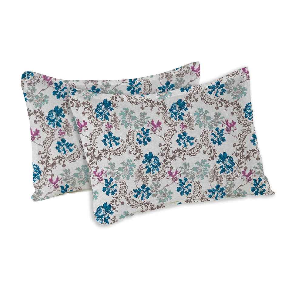 Home Elegance Wanderlust Microfiber Queen Size Bedsheet | Printed | Multicolour | 88 in x 100 in