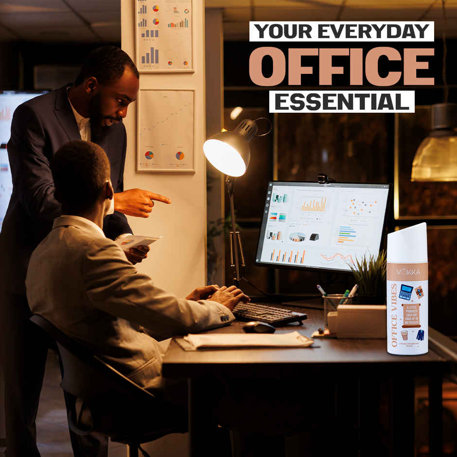 Vokka Office Vibes Deodorant Body Spray Unisex Long Lasting