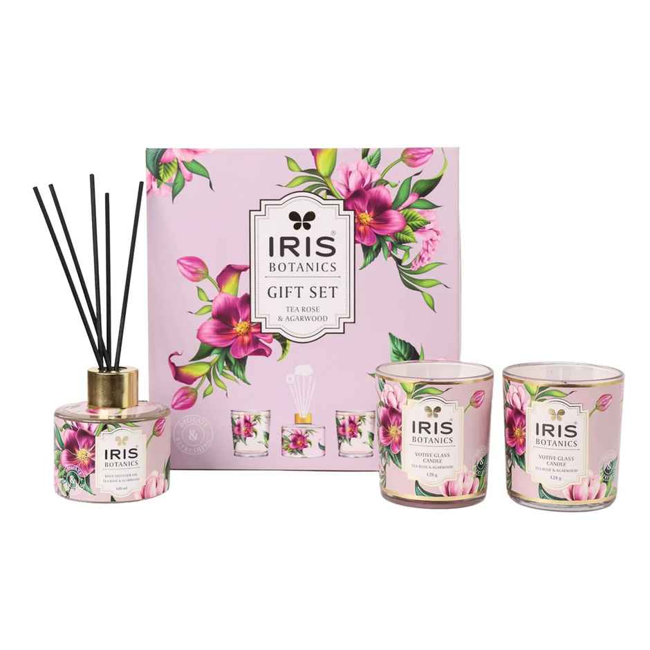 Iris Botanics Gift set Fragrance Tearose & Agarwood