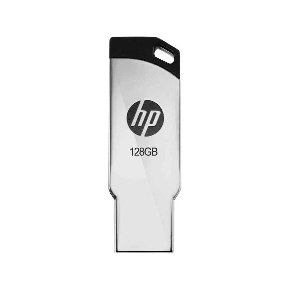 HP V236W 128GB USB 2.0 Pen Drive, Metal Silver