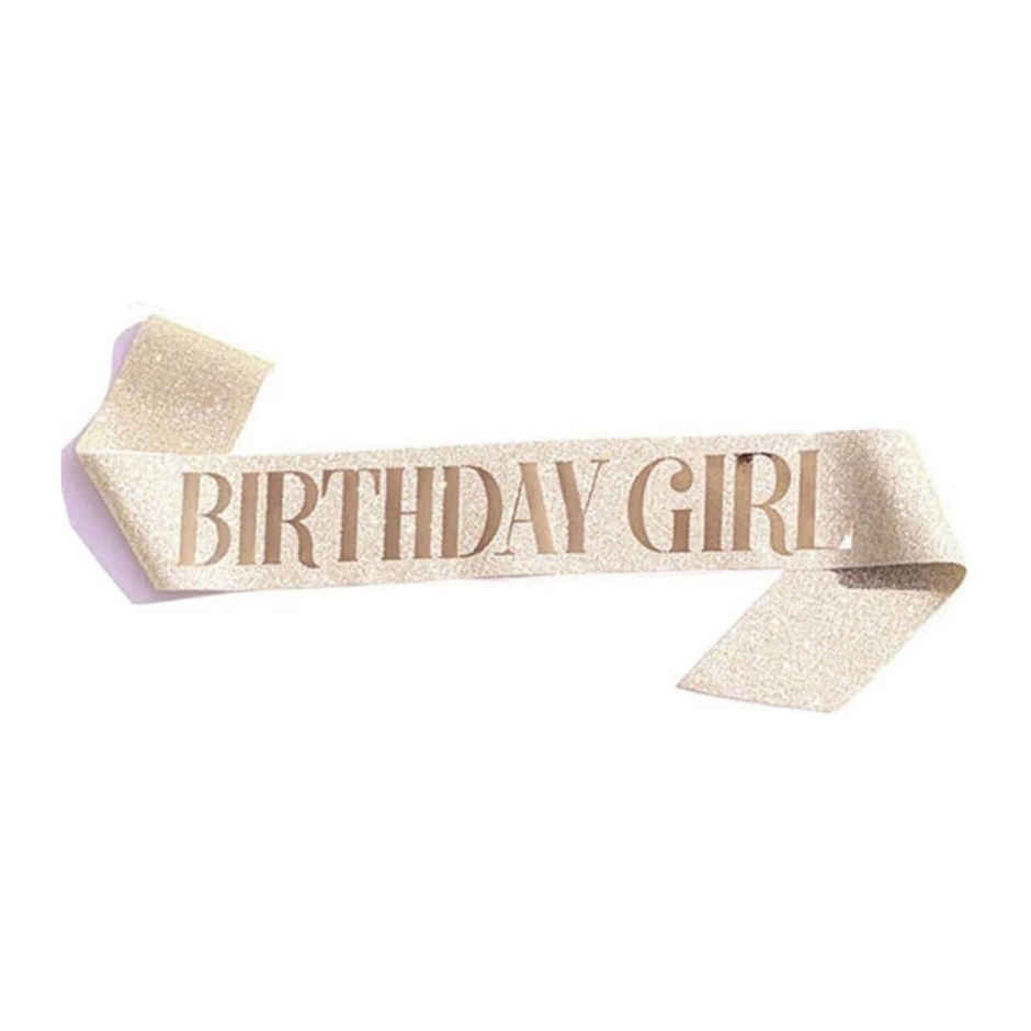 Youbella Stylish Birthday Sash & Crown - Pack Of 2 Pcs Birthday Gifts For Best Friend(Ybhair - 41724)