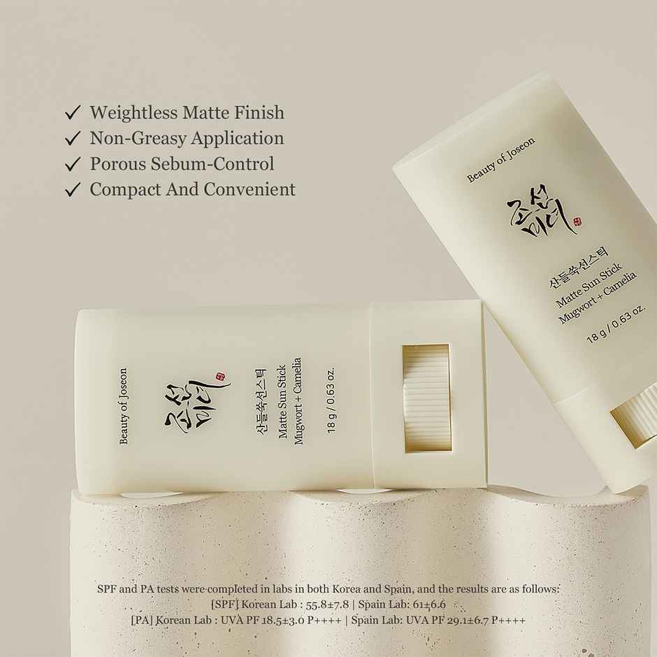 Beauty Of Joseon Matte Sun Stick Mugwort + Camelia