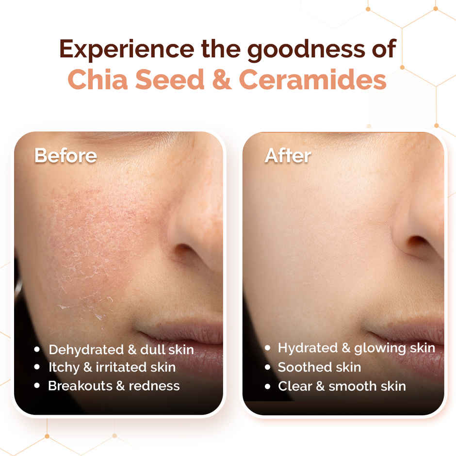 Mamaearth Chia Seed & Ceramides Oil-Free Face Wash