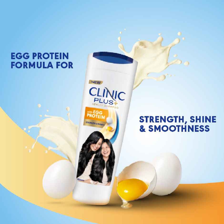Clinic Plus Strength & Shine Shampoo With Egg Protein