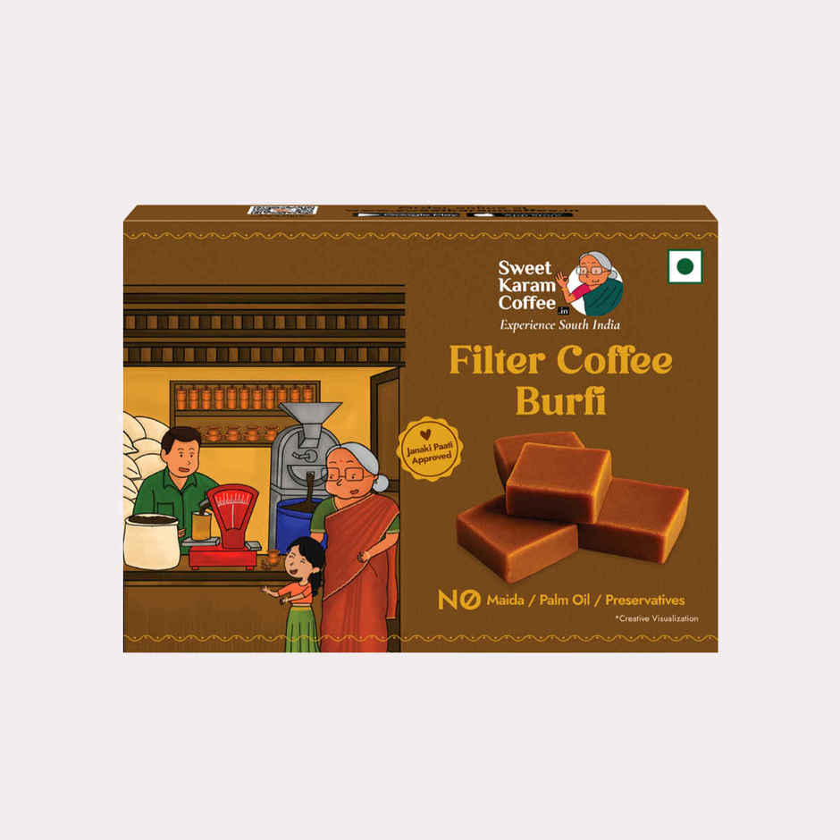Sweet Karam Coffee Signature Filter Coffee Burfi - No Preservatives