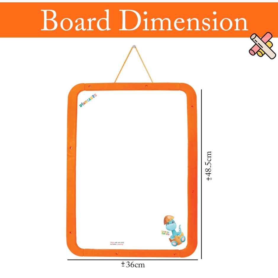 Itoys 2 in 1 Hanging Board Big- Dino (Colour May Vary)