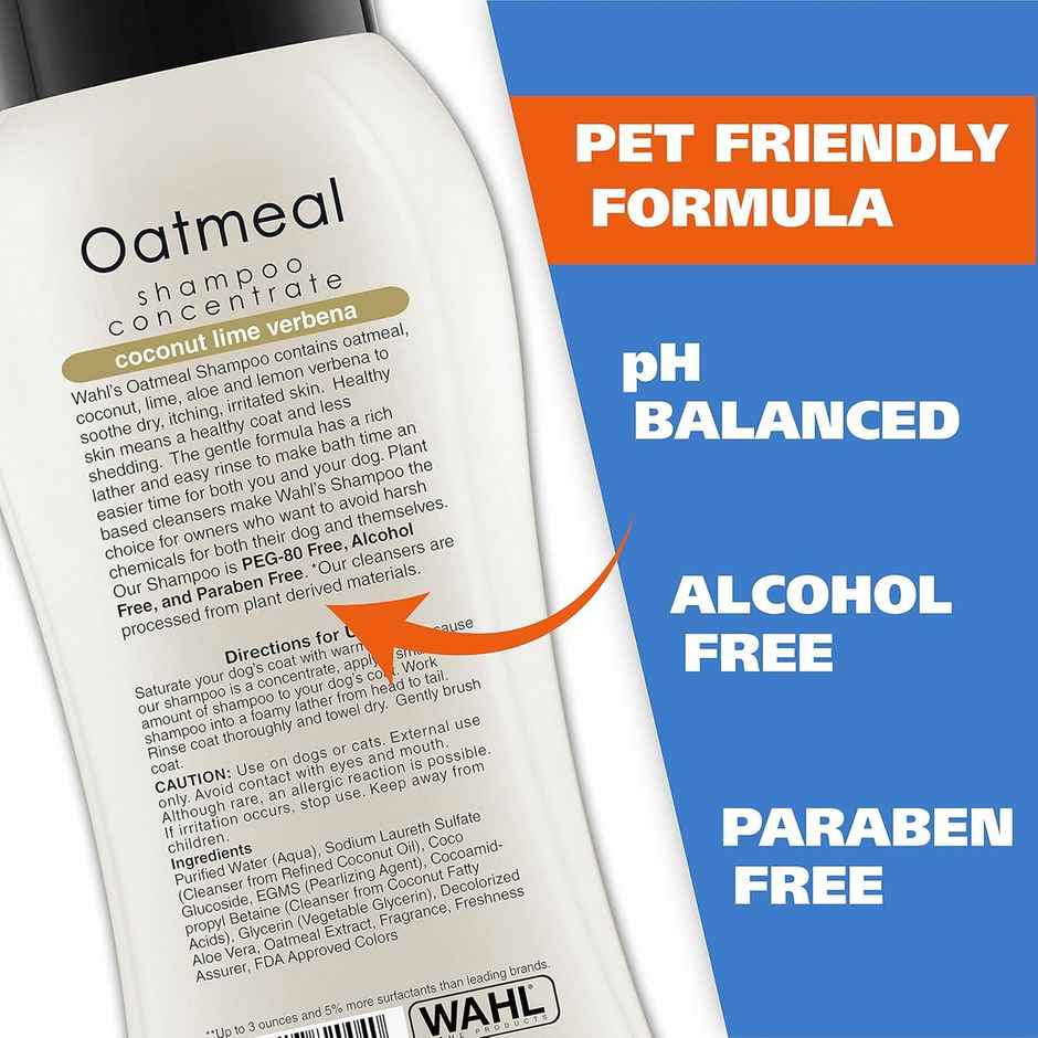 Wahl Oatmeal Shampoo - Coconut Lime Verbena