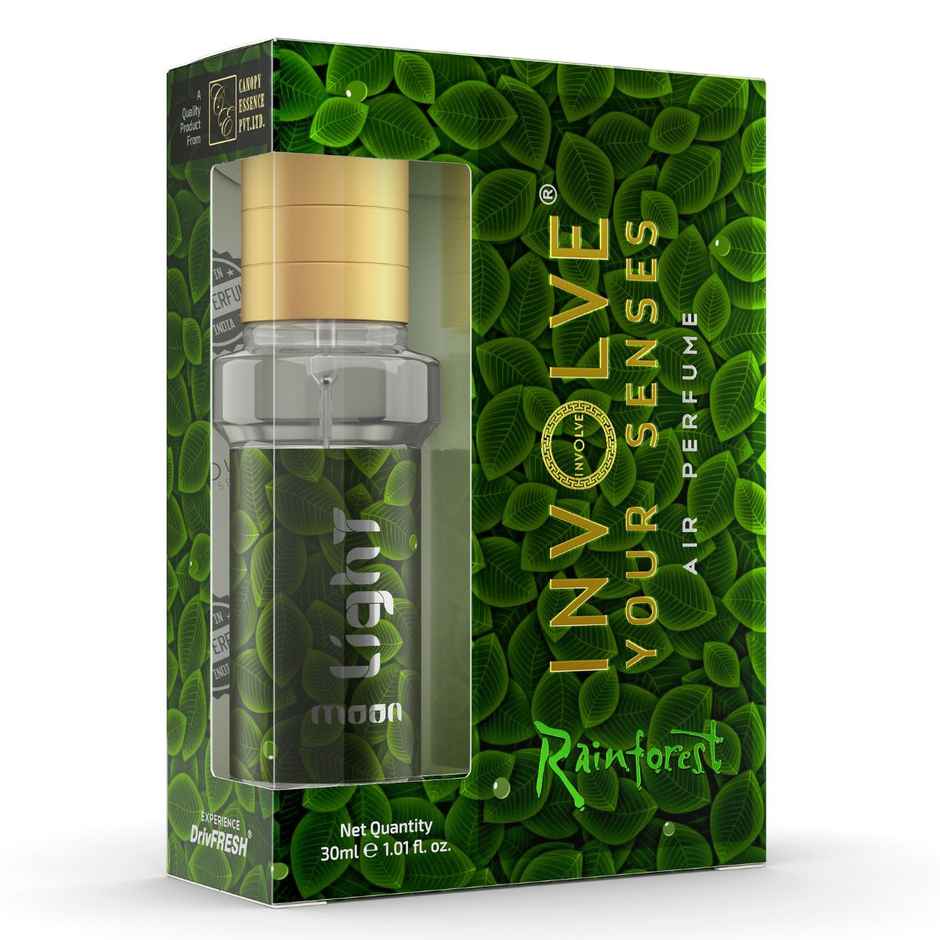 Involve Your Senses Rainforest Moon Light Car Air Freshener Spray - Irf010