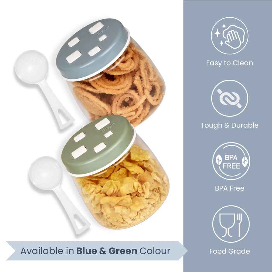 FLAIR Cubics Containers | Blue - 1 L