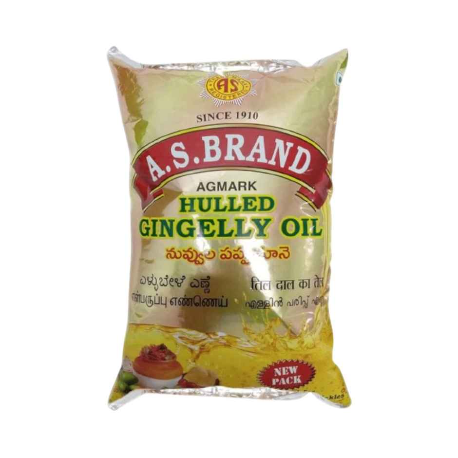 A.S. Brand Husked Gingelly Oil Poly Pk