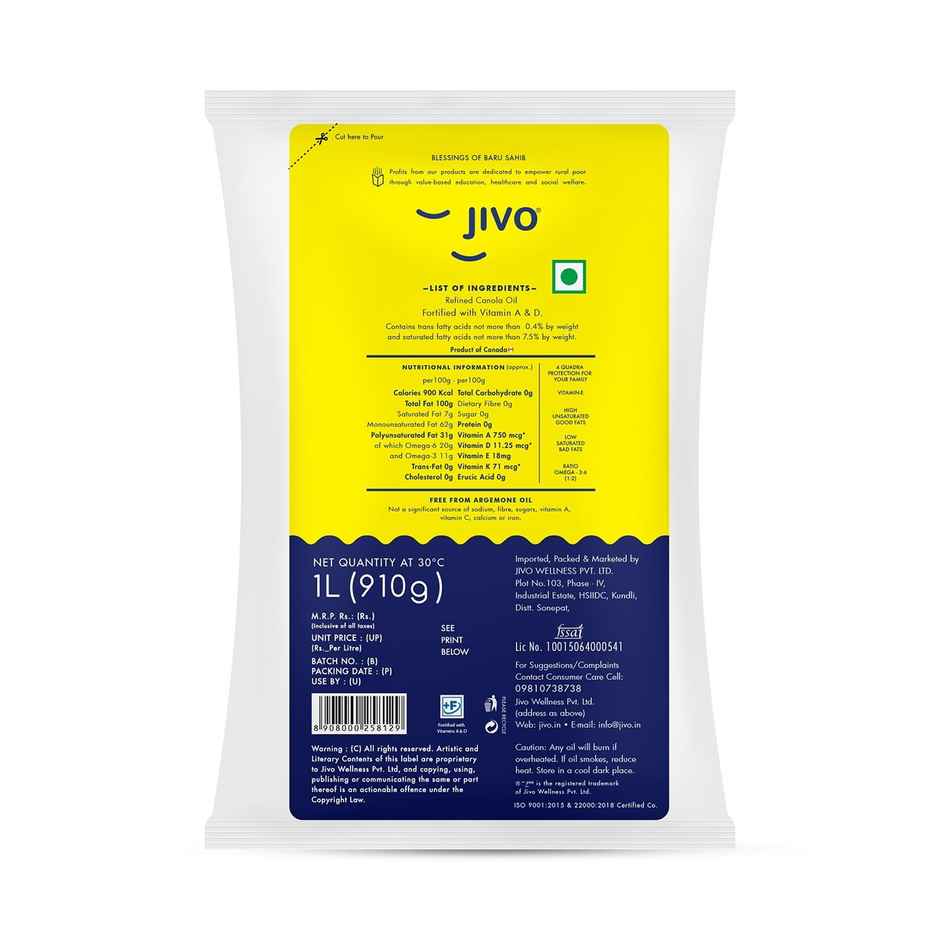 Jivo Canola Pouch
