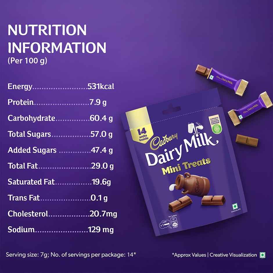 Cadbury Dairy Milk Mini Treats | Chocolate Pack