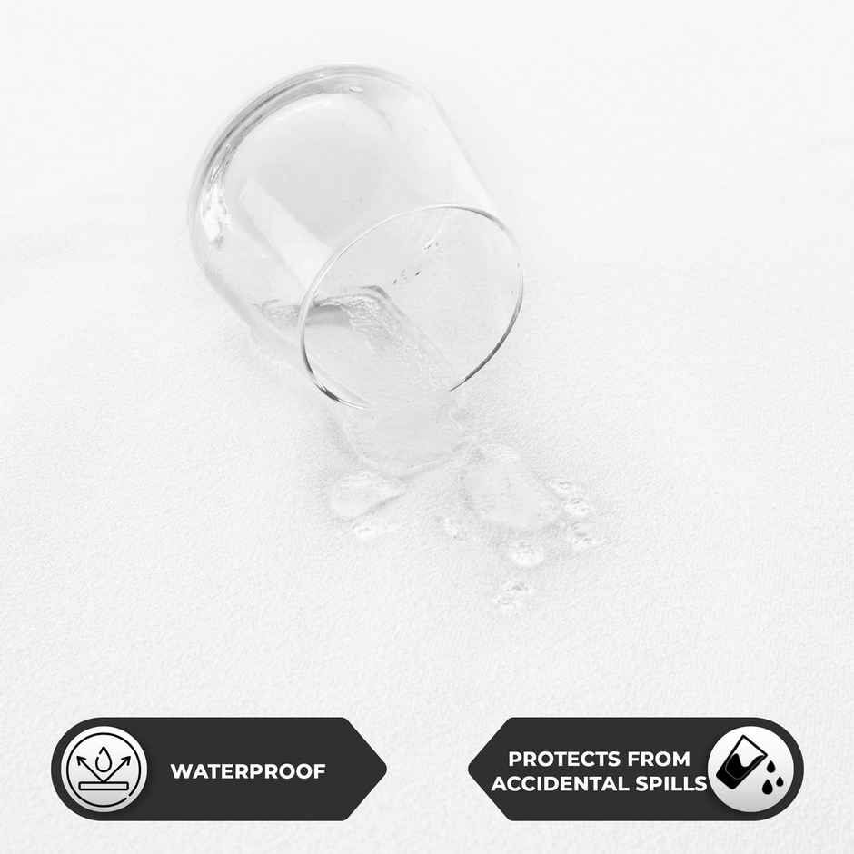 Story@Home Terry 100% Waterproof and Dustproof Single Size Mattress Protector White | 78 x 36 inch