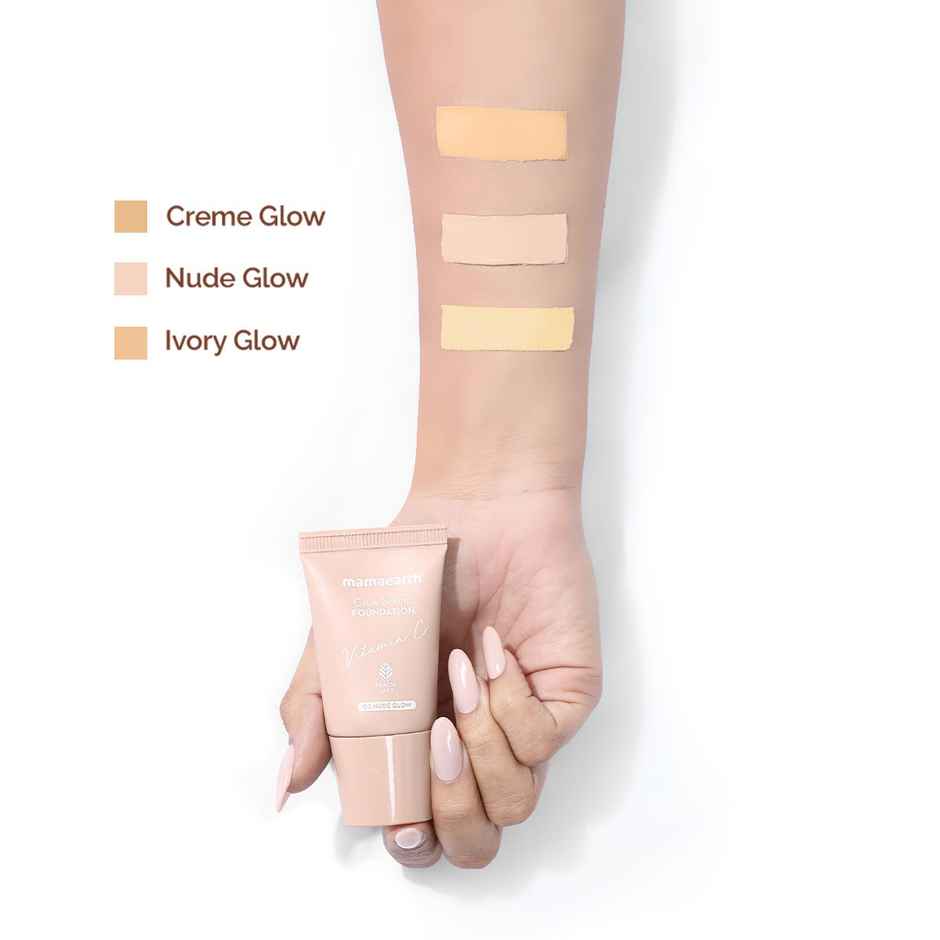 Mamaearth Glow Serum Foundation Mini Tube - 03 Nude Glow