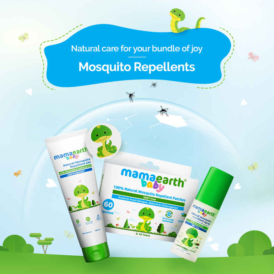 Mamaearth Baby 100% Natural Mosquito Repellent Patches