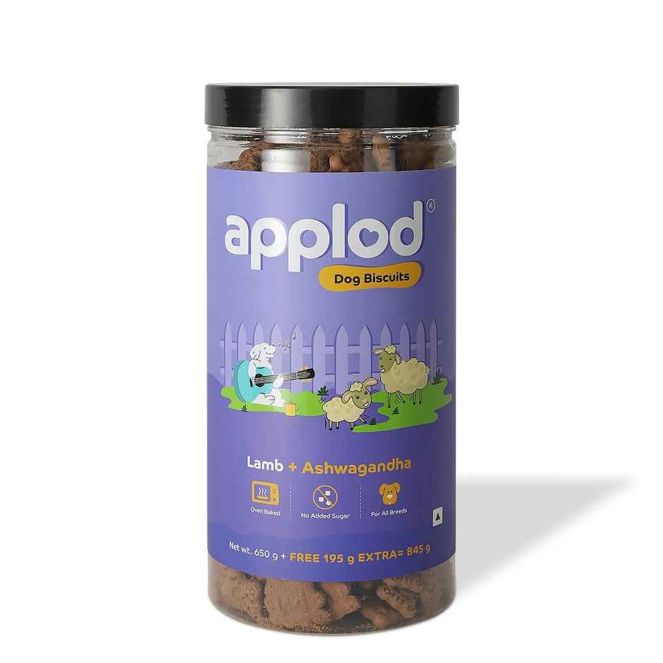 Applod Lamb Dog Biscuit With Ashwagandha