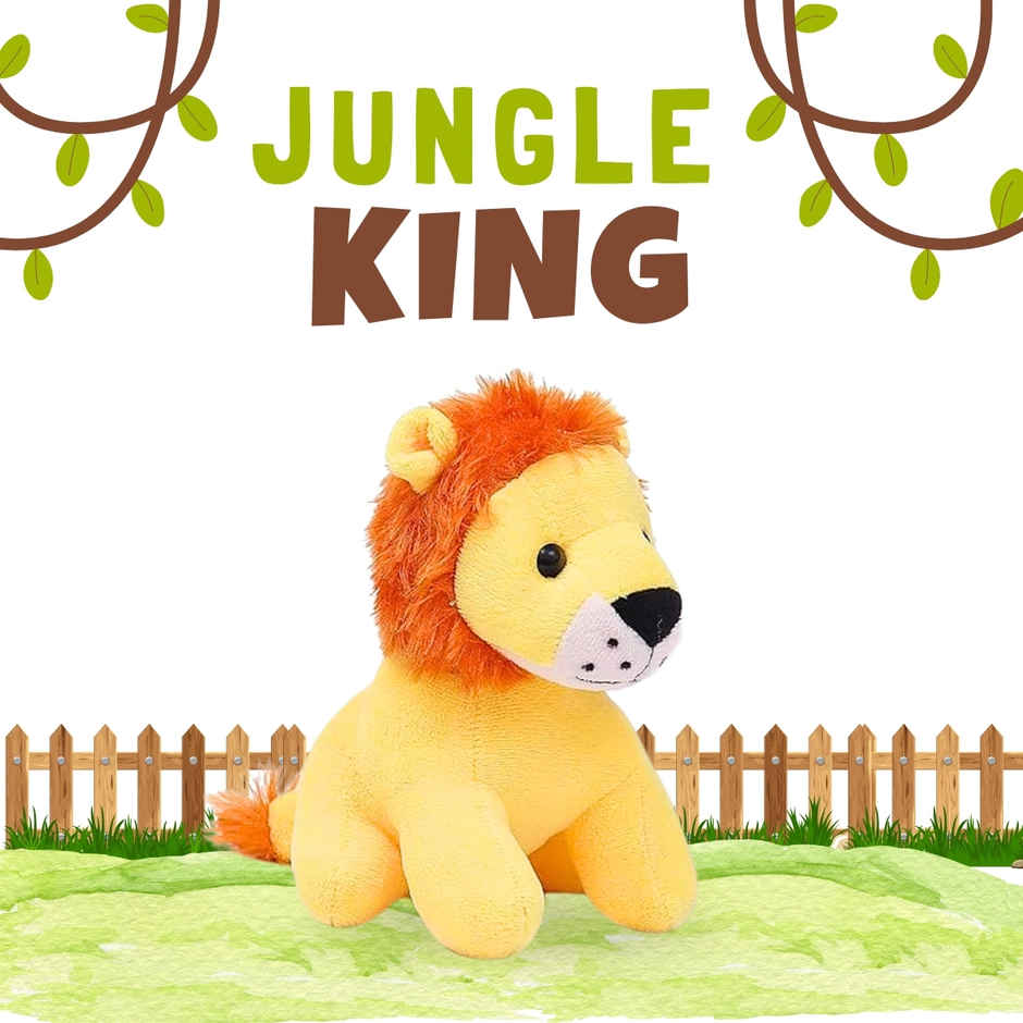 ToyTales Baby Lion Plush Toy | Stuffed Animal Soft Toy | Birthday Gift for Kids | Gift Baby | 18cm