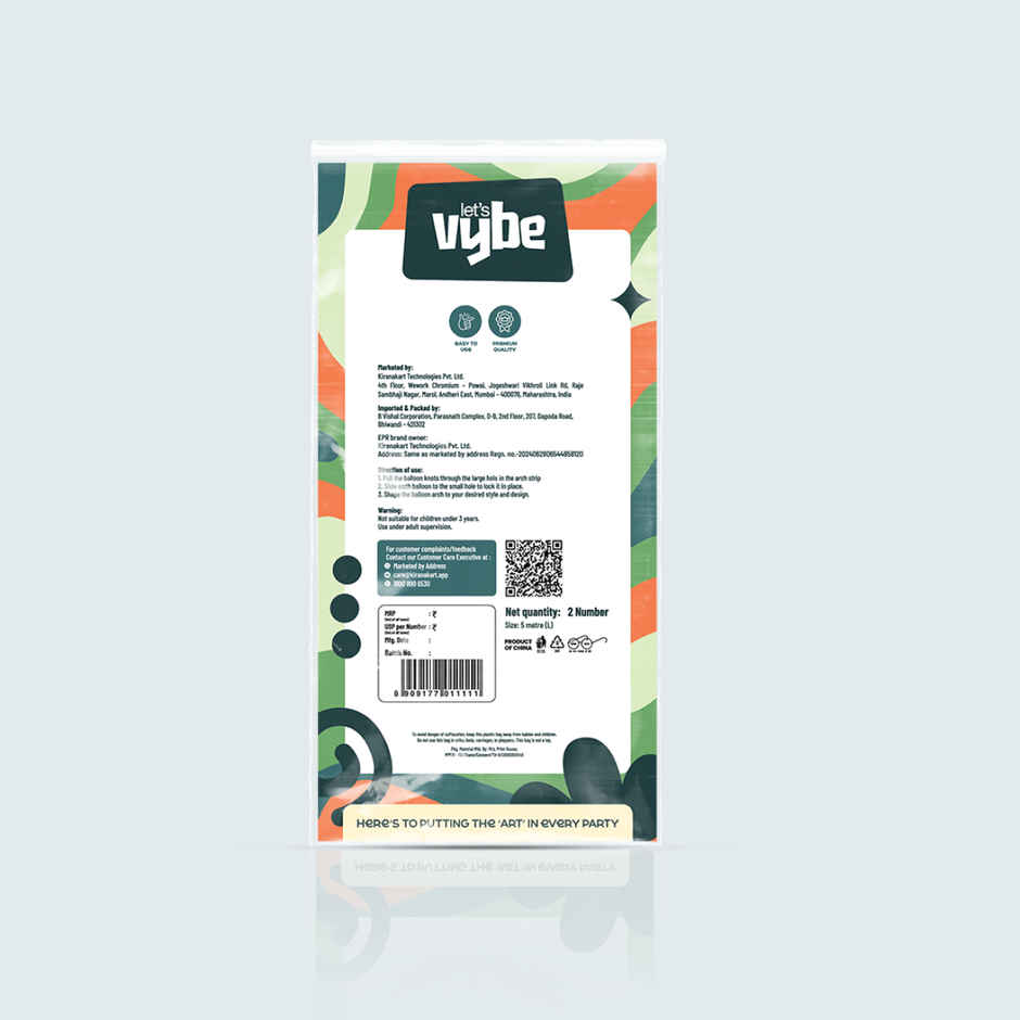 Arch Strip | 5 m each | Let's Vybe