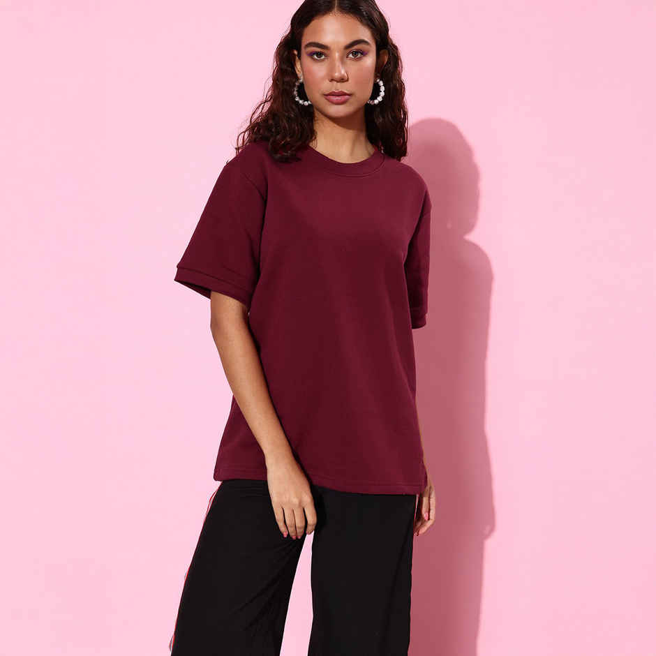 Dillinger Women's Sweatshirt | DLWMNSWT062 | Maroon - S