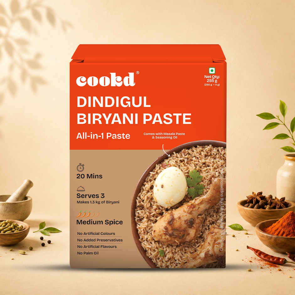 Cookd Dindigul Biryani Masala Paste - Ready to Cook