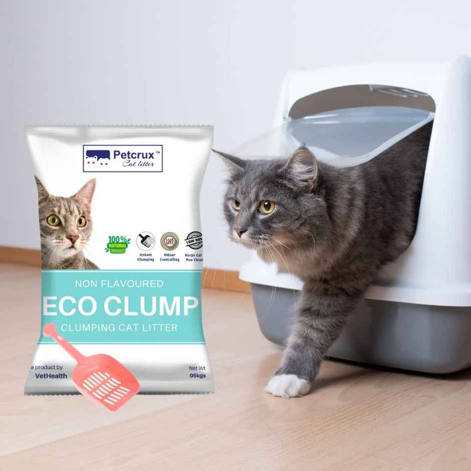 Petcrux Ecoclump Unscented Bentonite Cat Litter