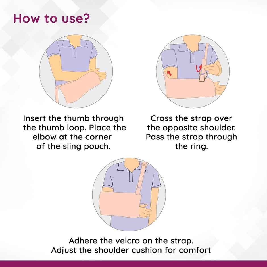 Flamingo Arm Sling Pouch Black & Orange XL