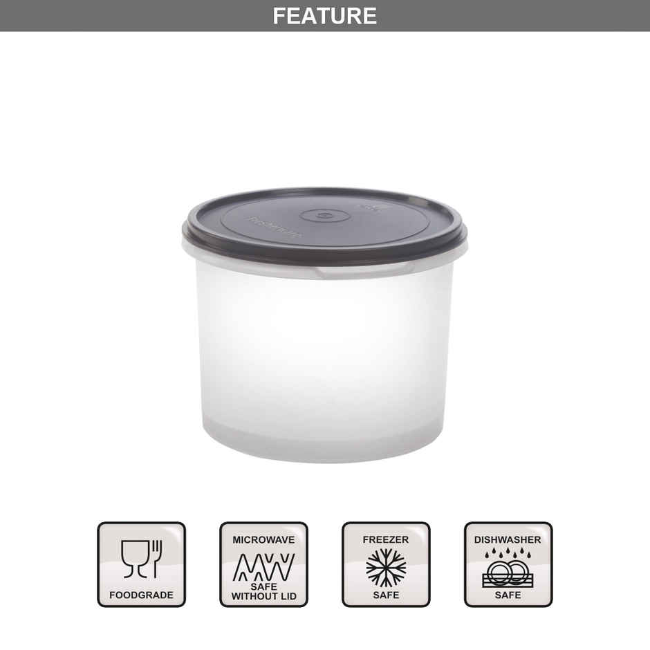 Joyo Fresherware Round Plastic Multipurpose Container| Airtight | Leakproof | 4 L | Assorted
