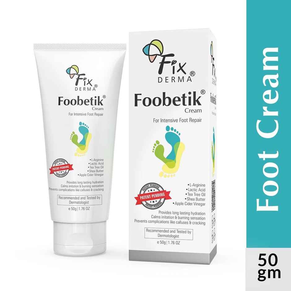 Fixderma Foobetik Cream Foot Cream Foot Care For Diabetic For Dry & Cracked Feet Moisturizes